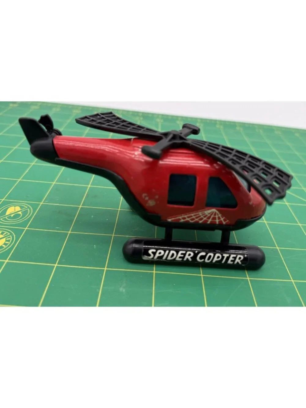 1980 Vtg The Amazing Spider-Man Red Spider Copter Buddy L Corp